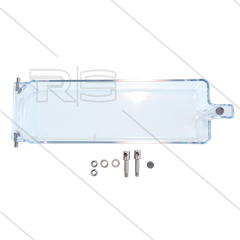 Afdekkap muntautomaat met magneet - LxBxH: 240x74x28mm - Bevestiging M5