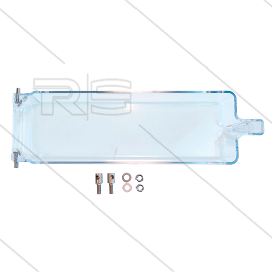 Afdekkap muntautomaat zonder magneet - LxBxH: 240x74x28mm - Bevestiging M5