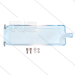 Afdekkap muntautomaat zonder magneet - LxBxH: 180x74x30mm - Bevestiging M5