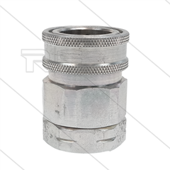 Snap-Tite - koppeling - met klep - staal - 448 Bar - 1/4&quot; bi