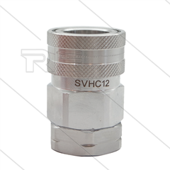 Snap-Tite - koppeling - met klep - RVS - 138 Bar - 3/4&quot; bi