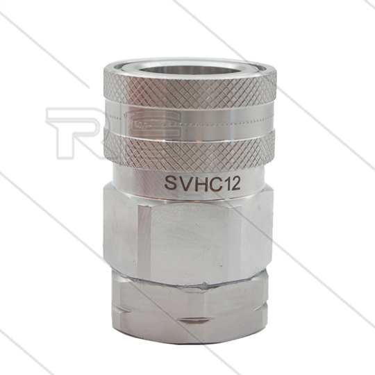 Snap-Tite - koppeling - met klep - RVS - 138 Bar - 3/4&quot; bi