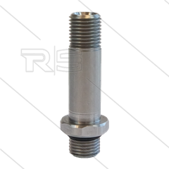 Aansluitdeel met O-ring voor RP72 lans - 2 x 1/4&quot; bu - RVS