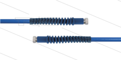 Carwash Titan-Slide slang blauw 1/4&quot; - 3,0m - 2x 1/4&quot;W - 2x SKB - 300 Bar
