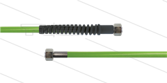 Carwash Titan-Slide slang groen 1/4&quot; - 3,5m - 2x M18x1,5 (12L) DKOL - 1x SKB zwart - 300 Bar
