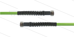 Carwash Titan-Slide slang groen 1/4&quot; - 3,5m - 2x M14x1,5 (8L) DKOL - 2x SKB zwart - 300 Bar