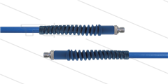 Carwash Titan-Slide slang blauw 1/4&quot; - 3,5m - 2x 1/4&quot;bu - 2x SKB - 300 Bar