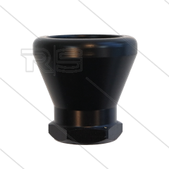 Nozzlebeschermer - zwart kunststof - M18x1,5 bi - t.b.v. RP dubbele lansen