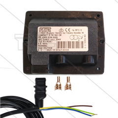 Brandertrafo FIDA Compact 8/10-100 - met kabel - Primair: 230V / 0,5A - Secundair: 2 x 4kV / 10mA