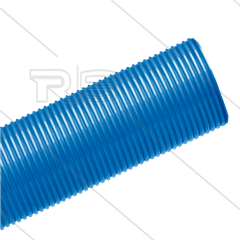 Stofzuigerslang Carwash - Binnen Ø38mm - Buiten Ø50mm - blauw - rollengte van 16mtr