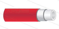 Titan-Slide - rood - 1/4&quot; - DN06 - 300 Bar - Ø11,9mm - max 60°C