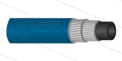 HD-slang - 2SC-06 (1/4&quot;) - blauw - 400 Bar - Ø13,4mm - 150°C