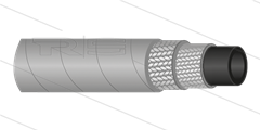 HD-slang - 2SN-10 (3/8&quot;) - grijs - 400 Bar - Ø18,7mm - 150°C