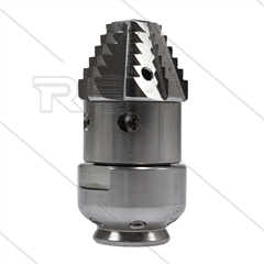 RR-TF30 - Rioolnozzle - 0.300 - 6 x 0,75 mm + 2 x 1,00mm + 2 x 1,75mm - 300 Bar - max 160°C - 3/4&quot;bi