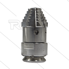 RR-TF50 - Rioolnozzle - 0.500 - 6 x 1,50 mm + 2 x 1,00mm + 2 x 1,50mm - 300 Bar - max 160°C - 1&quot; bi