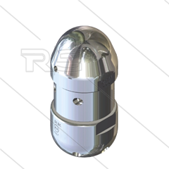 RR-TS30 - Rioolnozzle - 0.300 - 6 x 0,75 mm + 2 x 1,00mm + 2 x 1,75mm - 300 Bar - max 160°C - 1/2&quot;bi