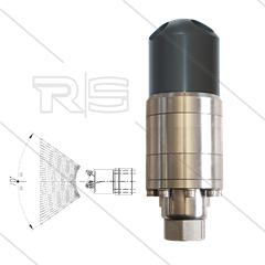 A42-FR2 45° - objectreiniger - 40 tot 140 Bar - 20 tot 30 l/min - exclusief nozzles - nozzle type: