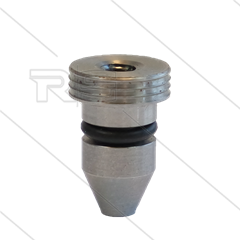 Injectornozzle RP72 met O-ring - 2,3mm - geel (< 20 l/min)