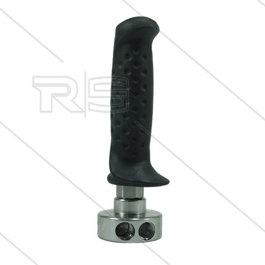 Naaldventiel RVS voor RP54 met zijknop - 400 Bar - 3 x 1/4&quot; bi