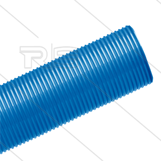 Stofzuigerslang Carwash - Binnen Ø38mm - Buiten Ø50mm - blauw - rollengte van 16mtr