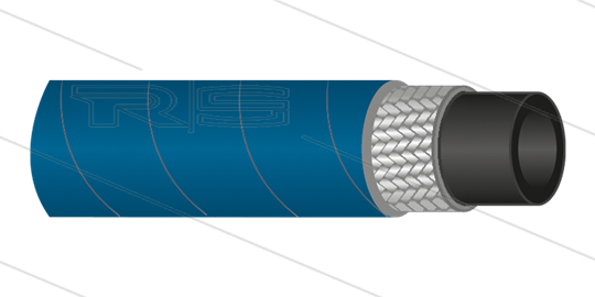 HD-slang - 1SC-08 (5/16&quot;) - blauw - 250 Bar - Ø13,5mm - 150°C