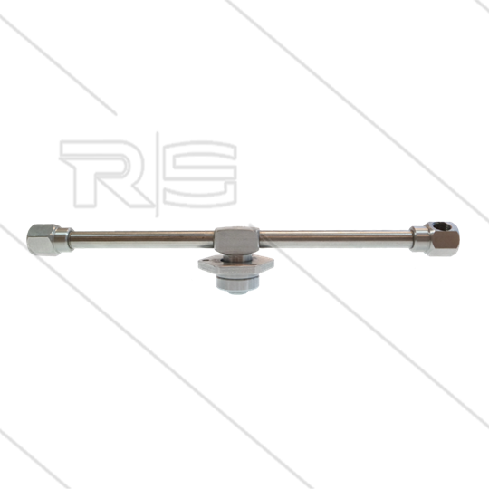Rotorarm compleet voor RP69 vloerreiniger Ø350mm - 2x 1/4&quot; bi