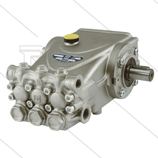 SS3C2018 plunjerpomp - RVS - 18 l/min - 200 Bar - 1750 tpm - 6,88 kW - max 85°C - As R - serie 59