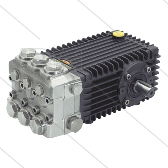 SSE1550 plunjerpomp - RVS - 50 l/min - 150 Bar - 1450 tpm - 14,33 kW - max 85°C - As R - serie 66 SS