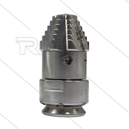 RR-TF50 - Rioolnozzle - 0.500 - 6 x 1,50 mm + 2 x 1,00mm + 2 x 1,50mm - 300 Bar - max 160°C - 1&quot; bi