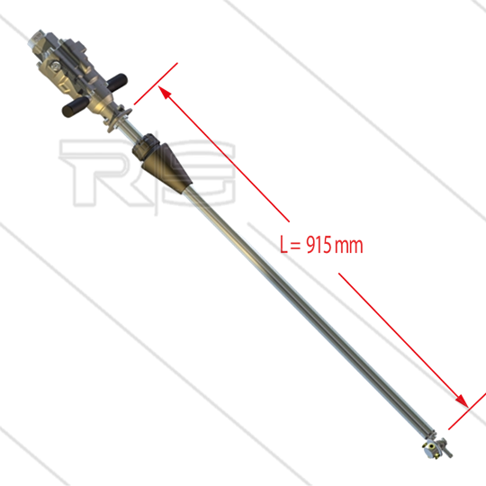 MI85 - watergedreven vatreiniger - 30 tot 140 Bar - 80 l/min - 8,0mm injectors