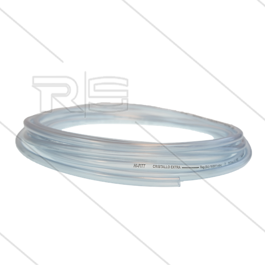 PVC slang - glashelder - Ø6x9mm - per meter
