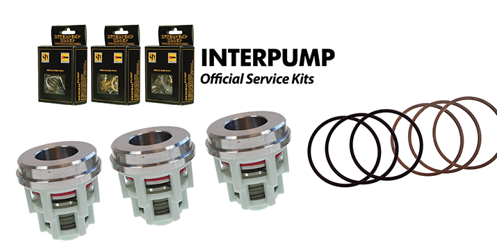 Interpump kleppensets en kleppluggen